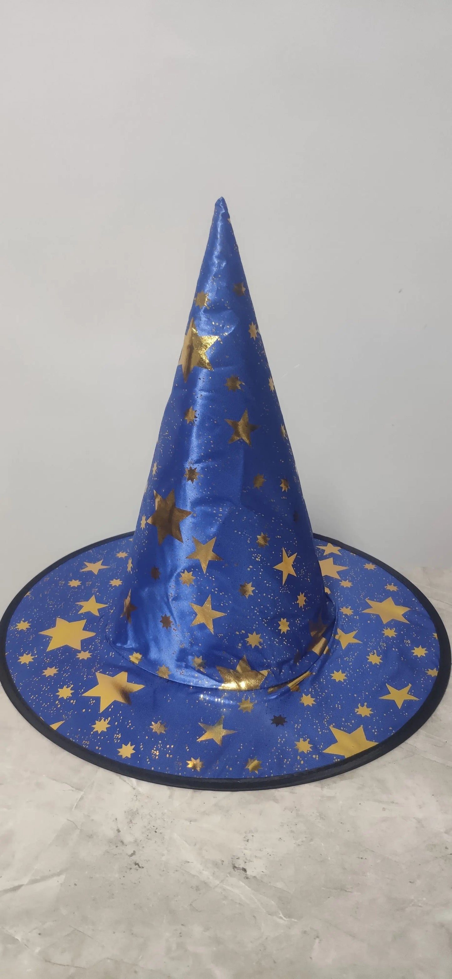Black Polyester Witch Hat for Halloween Dress Up