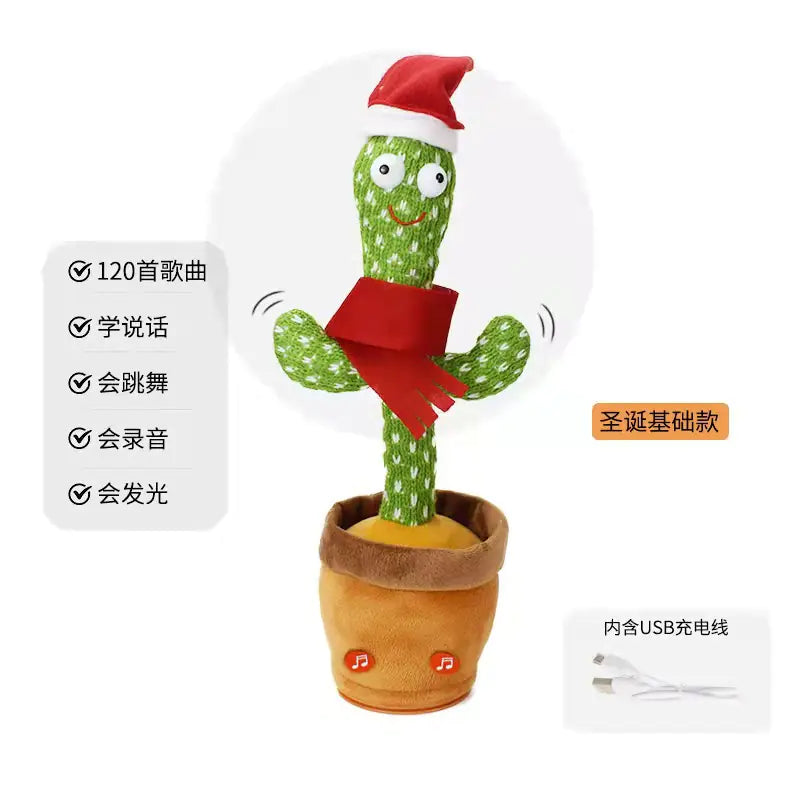 Dancing Cactus Toy with Music for Birthday Gift