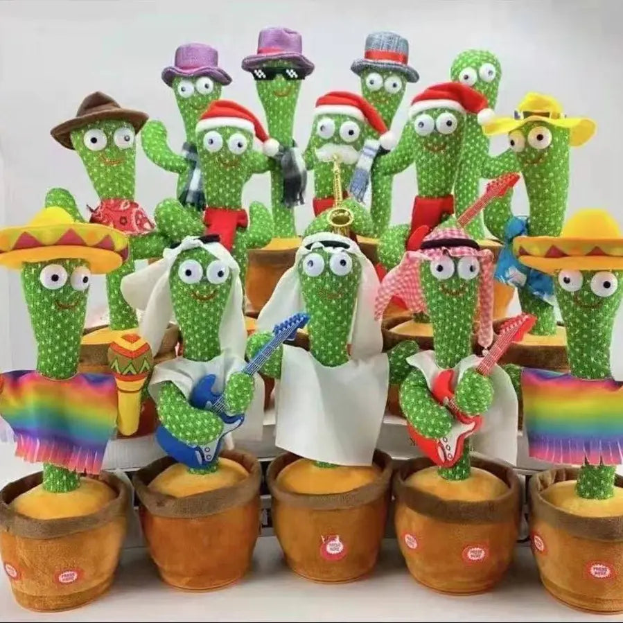 Dancing Cactus Toy with Music for Birthday Gift