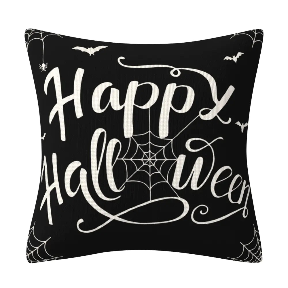 Halloween Linen Pillow Cover for Home Decoration