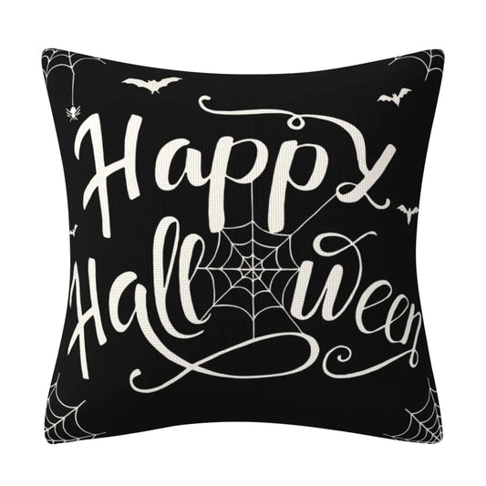 Halloween Linen Pillow Cover for Home Decoration