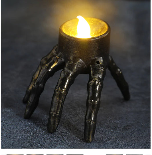 Halloween Skull LED Candle Lantern for Home Decoration
