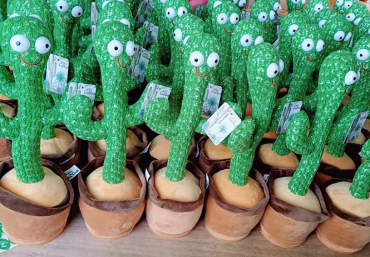 Dancing Cactus Toy with Music for Birthday Gift